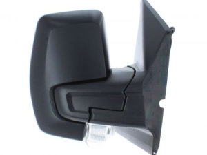 Ford Transit Custom [13-18] Complete Wing Mirror Unit - Power Fold + Heated - Black - 8 PIN